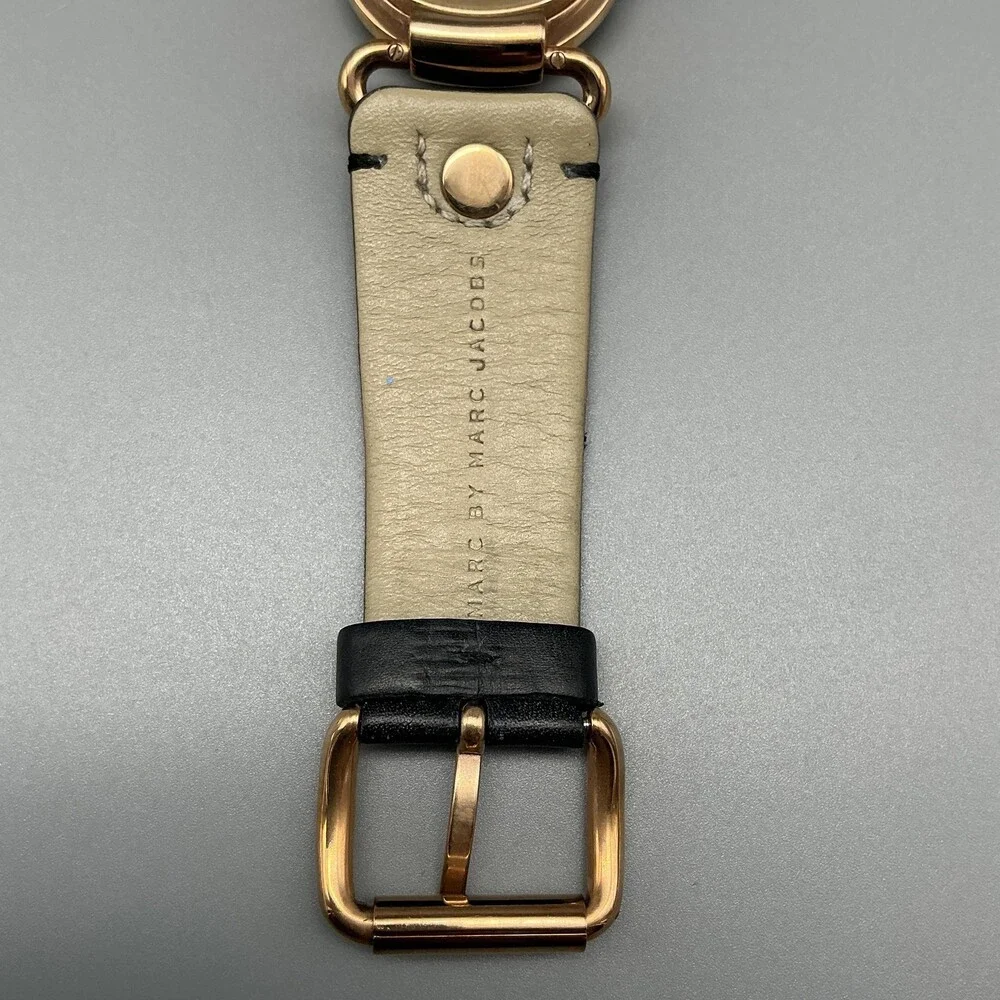 Marc By Marc Jacobs Molly Womens Watch 30mm Rose Gold Tone MBM1335 New Battery